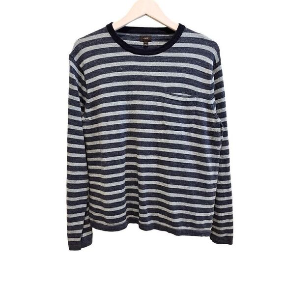 J. Crew cotton striped sweater - Picture 1 of 7